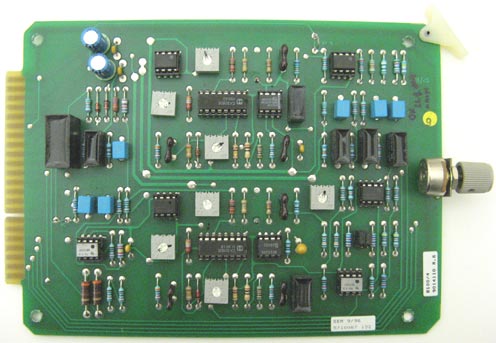 8100 Cards 3-4. Input Buff & Dual Band VCA, AGC.