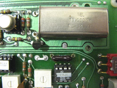 8100 Card 7, 19Khz XTAL & Output Amplf/Buffer.