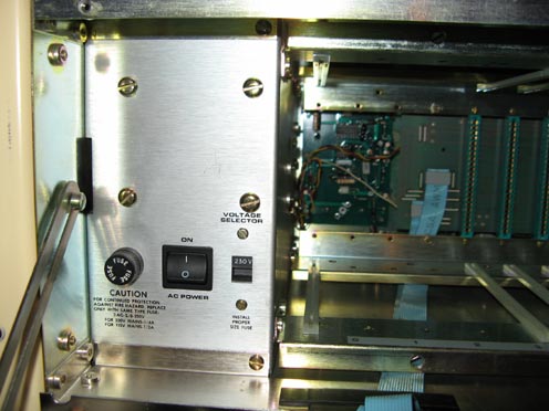 8100 Power Supply Compartment. 